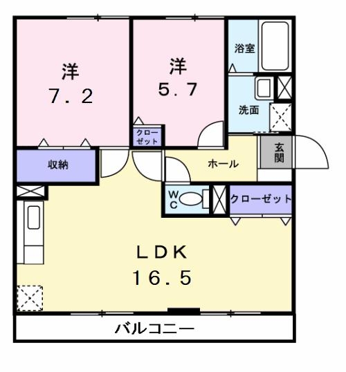 グランジュール　ｋｏｅｉ 3階の物件の間取図