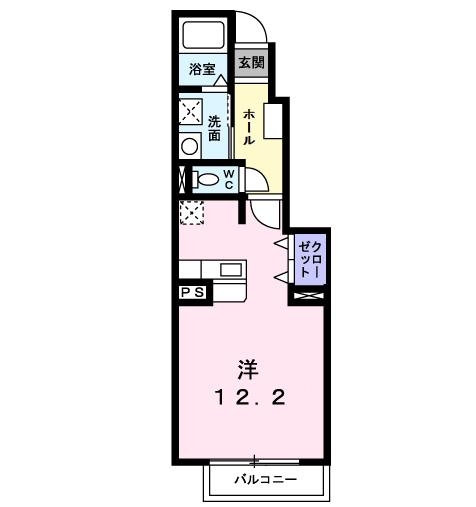 デフィＫｏｅｉ 1階の物件の間取図