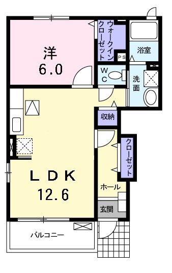 グラン・ソレイユ 1階の物件の間取図