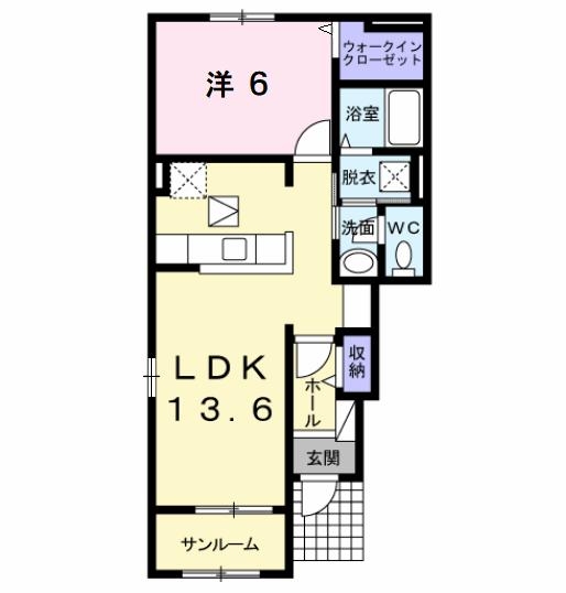 プレミアコート鹿嶋Ⅱ 1階の物件の間取図