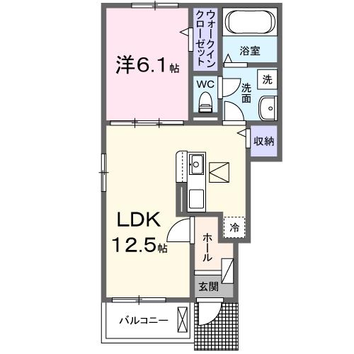ココット　ハウス 1階の物件の間取図