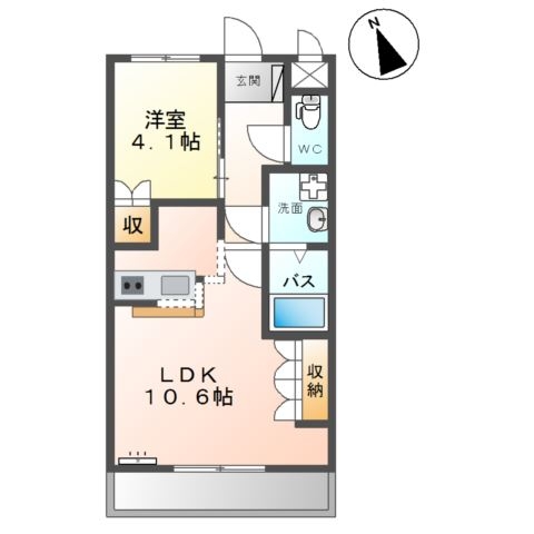 WILL(ウィル) 1階の物件の間取図