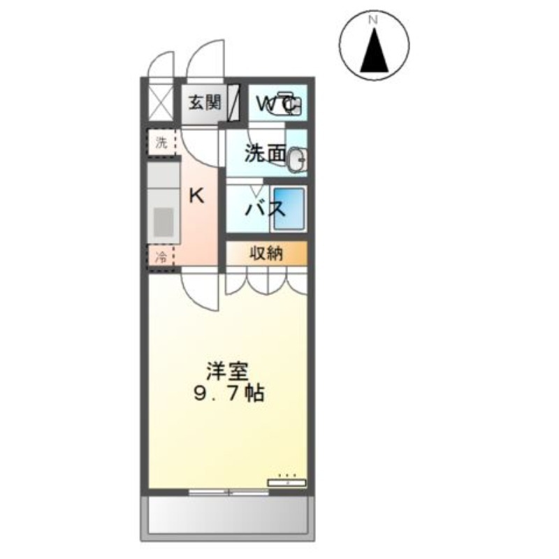 Ｗｉｎｇ　Ｋａｓｈｉｍａ（ウイングカシマ） 1階の物件の間取図