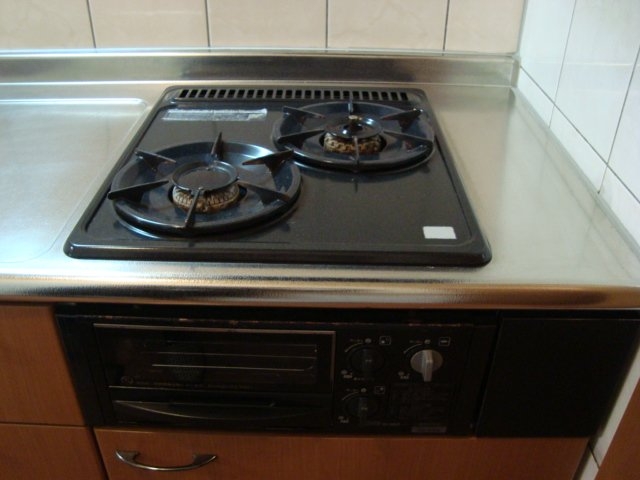 グリル付ガスコンロ