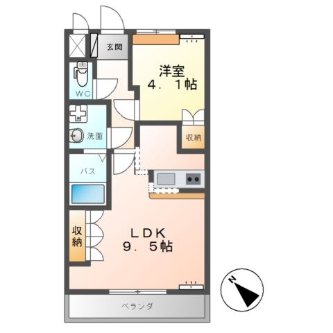 ファイン・シア 2階の物件の間取図