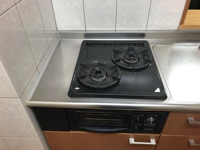 グリル付きガスコンロ