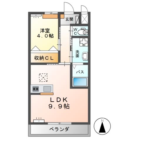 Rich Sentir(リッシュ サンティール) 1階の物件の間取図