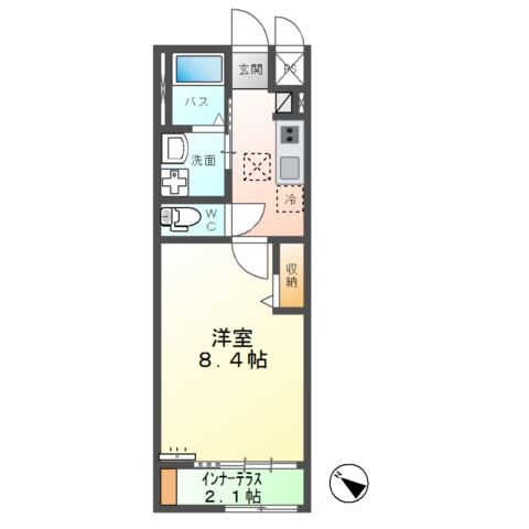 ユメグラン・ハッピネトゥーモ 1階の物件の間取図