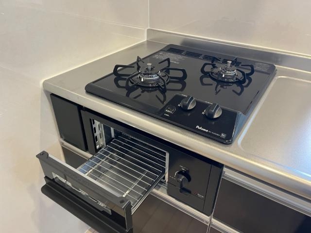 グリル付きガスコンロ