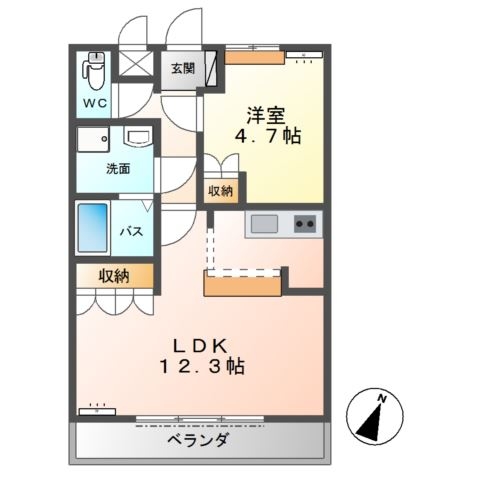Charmant Coat(シャルマンコート) 1階の物件の間取図