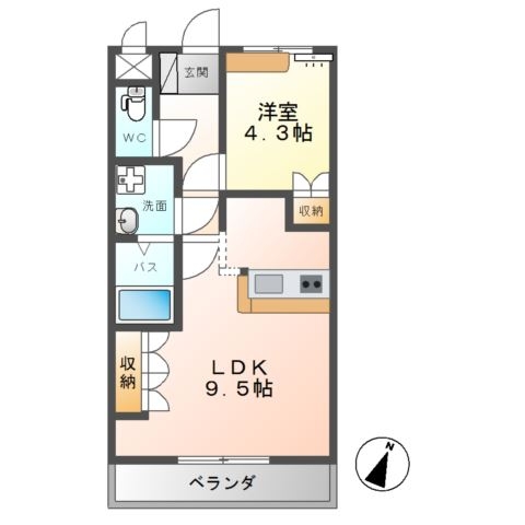 Ｐｒｏｓｐｅｒｉｔａ（プロスペリタ） 1階の物件の間取図