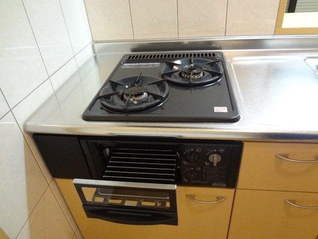 グリル付ガスコンロ