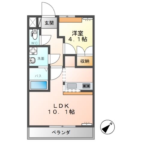 Progress First(プログレス ファースト) 1階の物件の間取図