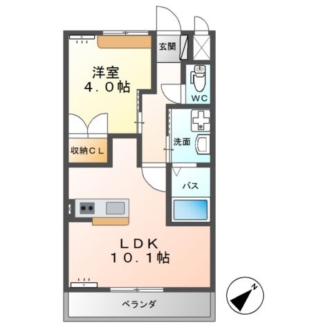 ガーデンパレス 2階の物件の間取図