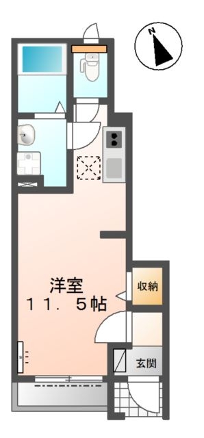 ひなた 1階の物件の間取図