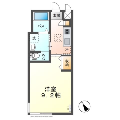 Ｌａｕｒｉｅｒ（ローリエ） 1階の物件の間取図