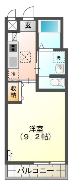 Ｌａｕｒｉｅｒ（ローリエ） 2階の物件の間取図