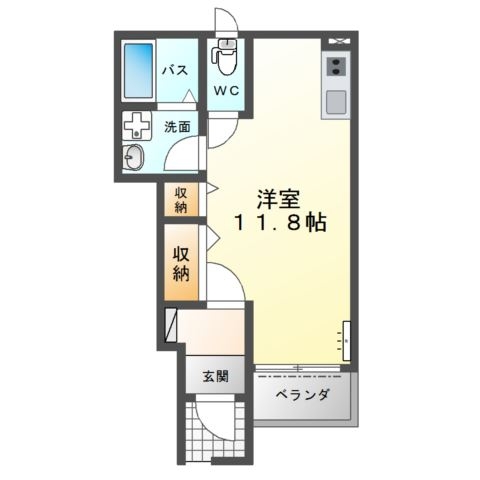 La-recolte(ラ・レコルト) 1階の物件の間取図