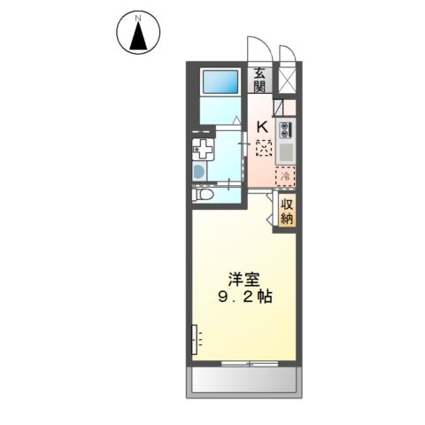 エトワールシャトー 1階の物件の間取図