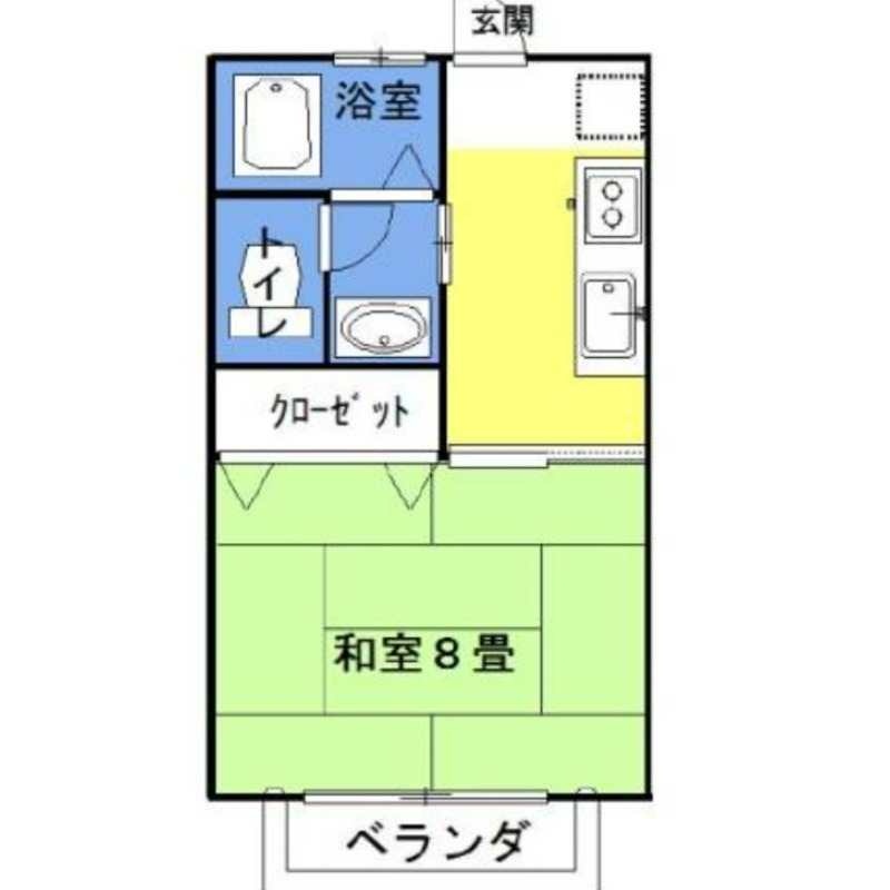 ラフォンテ・チャオ3rd 2階の物件の間取図