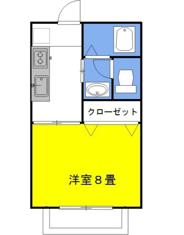 グラシアス・ＪＪ 2階の物件の間取図