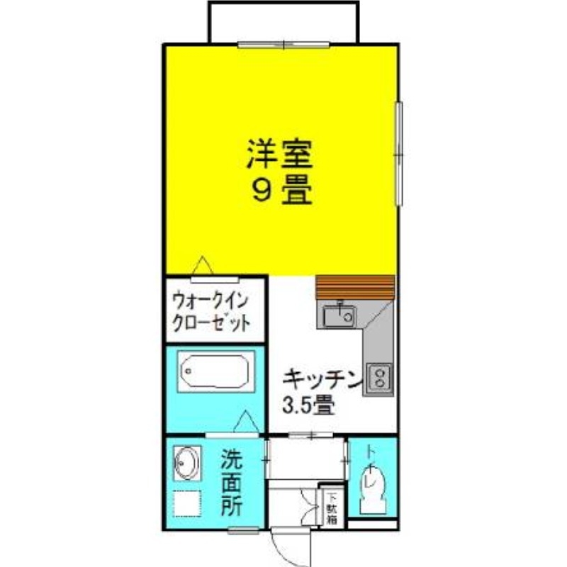セントラル・フェスタⅡ 2階の物件の間取図