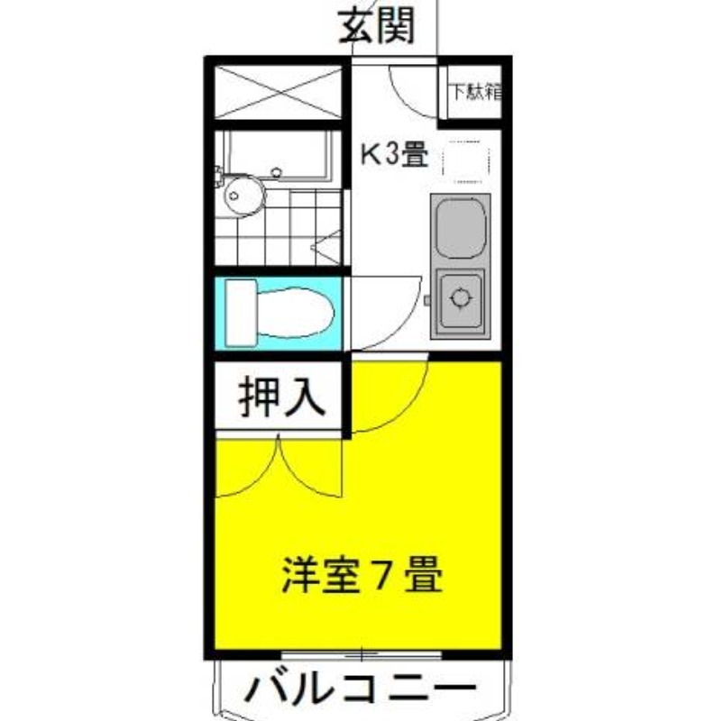 ミ・プリマヴェーラ 2階の物件の間取図