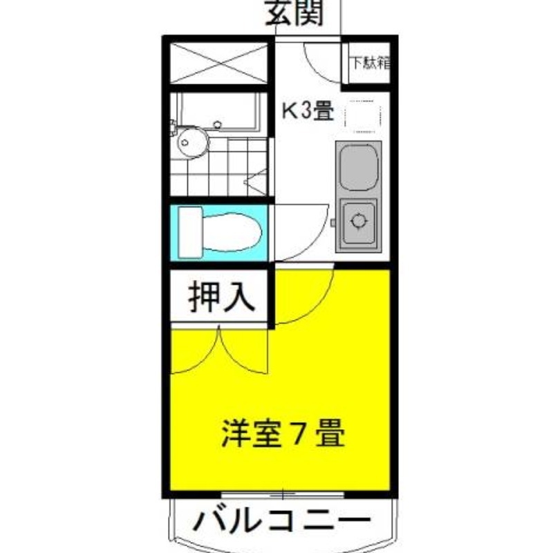 ミ・プリマヴェーラ 2階の物件の間取図