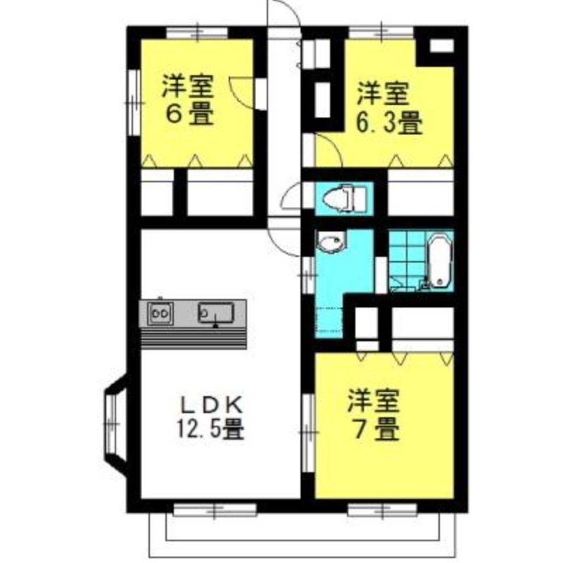 ラフォンテ・エスポワール 3階の物件の間取図