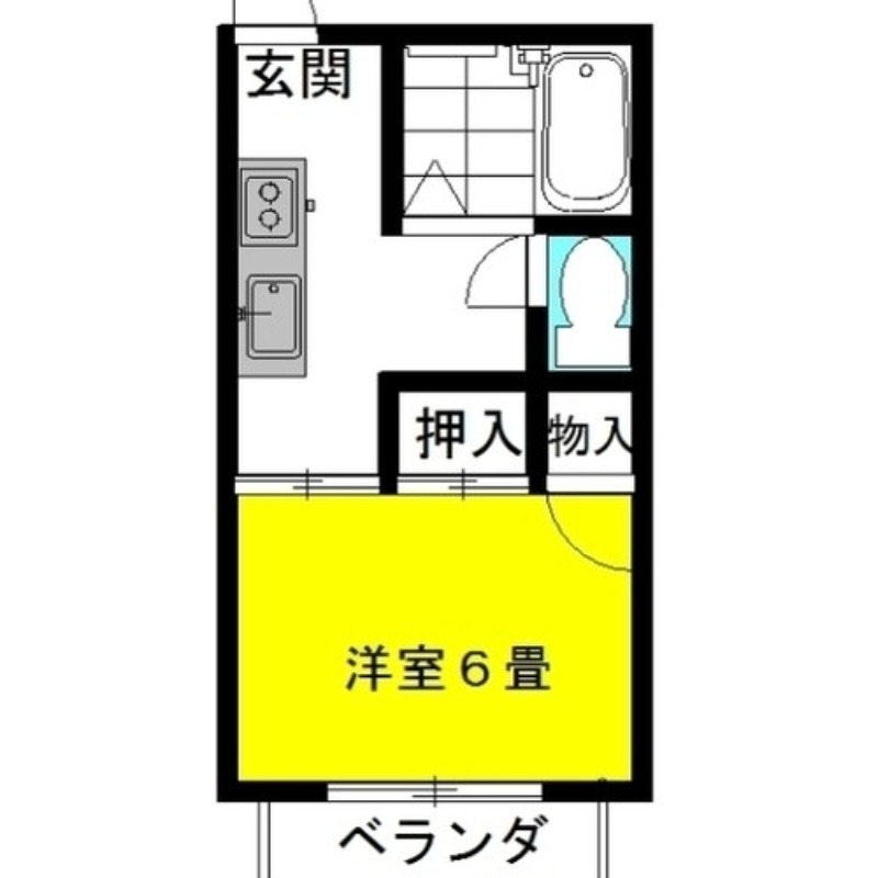プチメゾン・ラメール 2階の物件の間取図