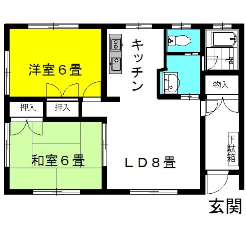 ラフォンテ・ジョイ 1階の物件の間取図