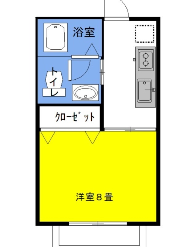 グラシアス・ベイtwo 1階の物件の間取図