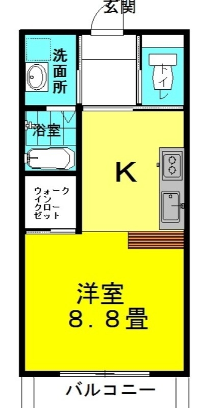 ラフォンテ・ストリートコート 1階の物件の間取図