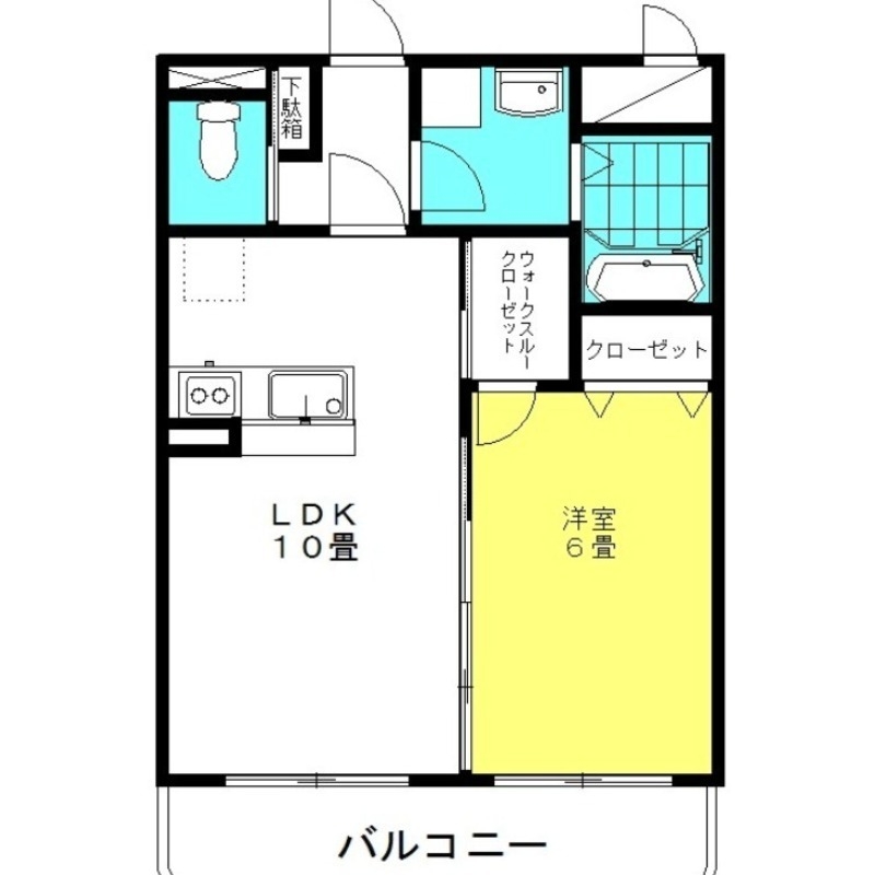ラフェリアーナ・kisakiⅠ 3階の物件の間取図