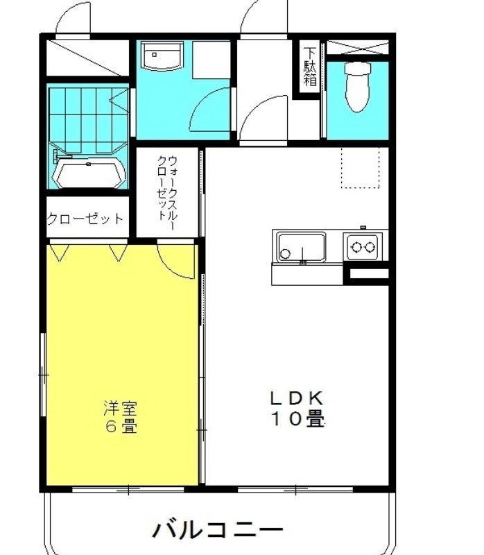 ラフェリアーナ・kisakiⅡ 3階の物件の間取図