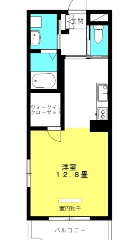 ブランシュM&MⅡ 2階の物件の間取図