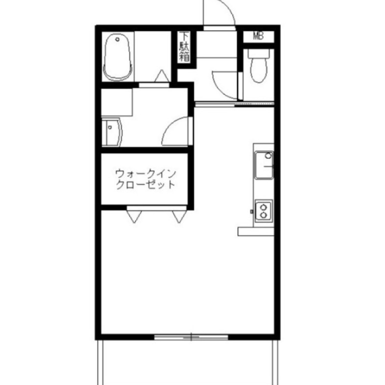 ラ・フォンテ　スクェアⅣ 3階の物件の間取図