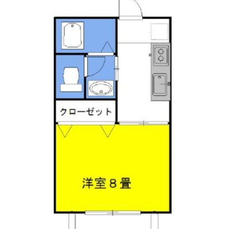 グラシアス・ペール 1階の物件の間取図