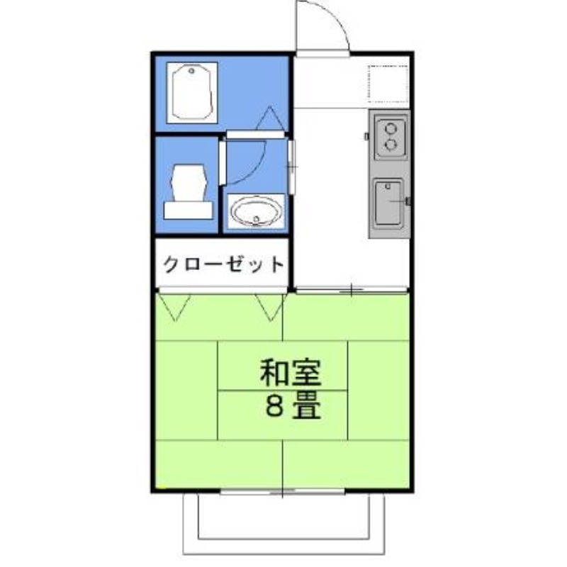 グラシアス・メルシー 2階の物件の間取図
