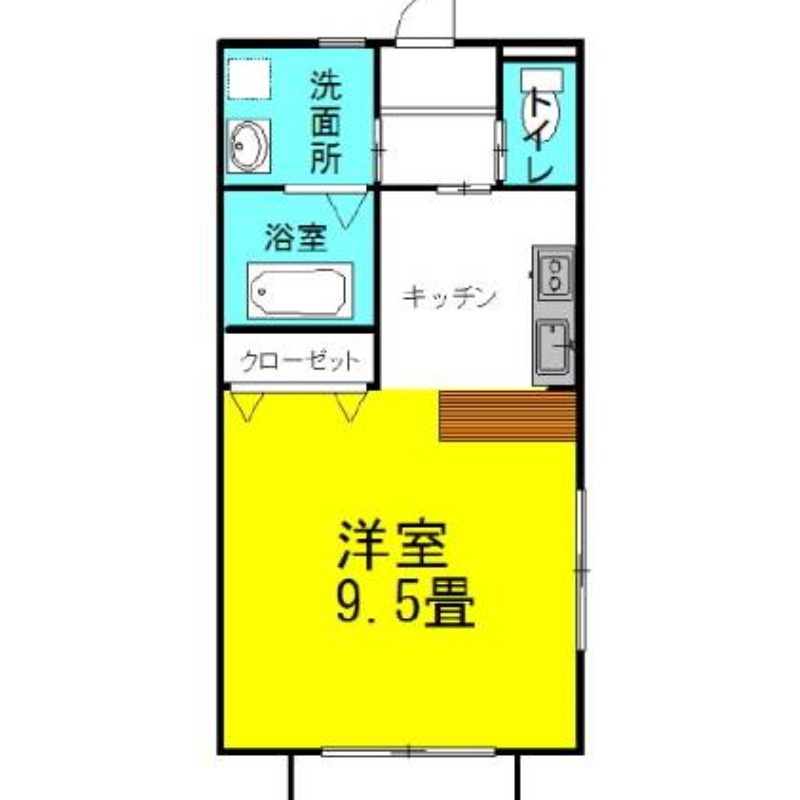 グラシアス・レオーネⅠ 1階の物件の間取図