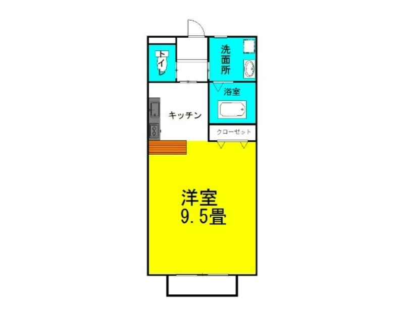 グラシアス・レオーネⅠ 2階の物件の間取図