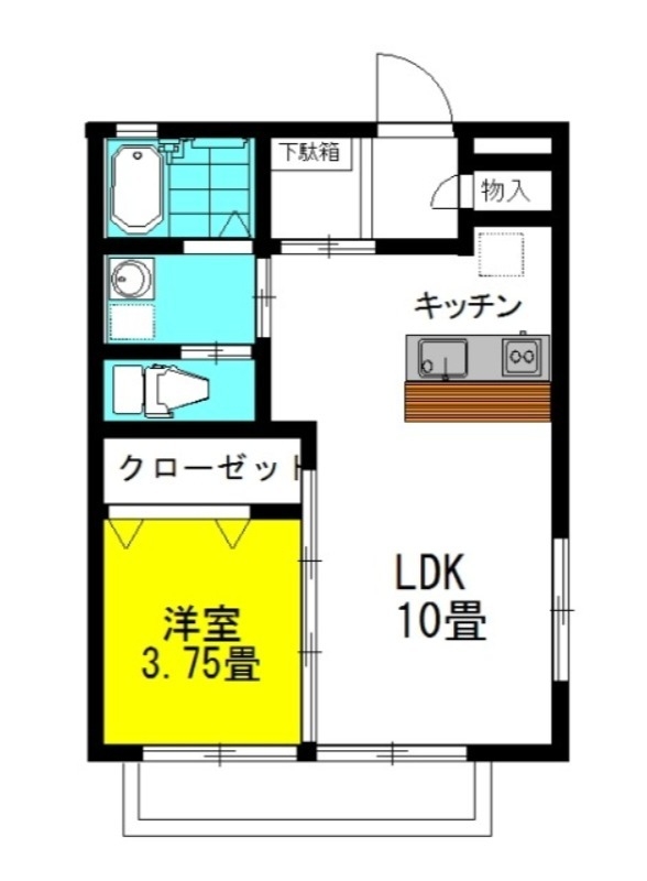 セントラル・フェスタⅠ 1階の物件の間取図