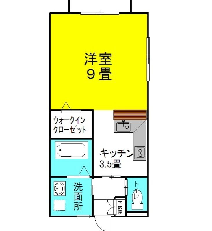 セントラル・フェスタⅡ 1階の物件の間取図