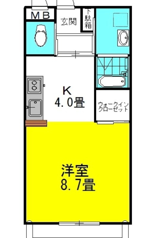 シティコートⅡ 2階の物件の間取図