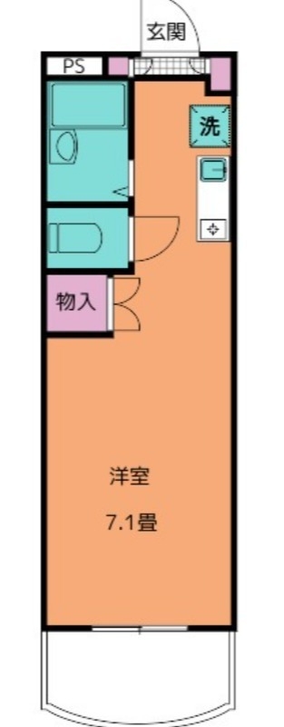 ラ・フォンテ 3階の物件の間取図