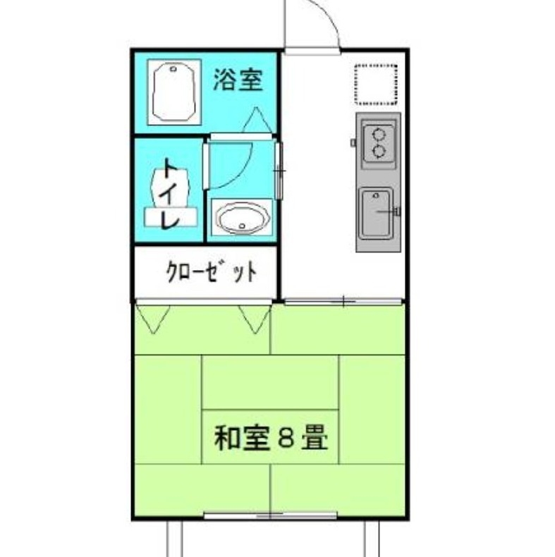 ラフォンテ・Ｇｏｏ 2階の物件の間取図