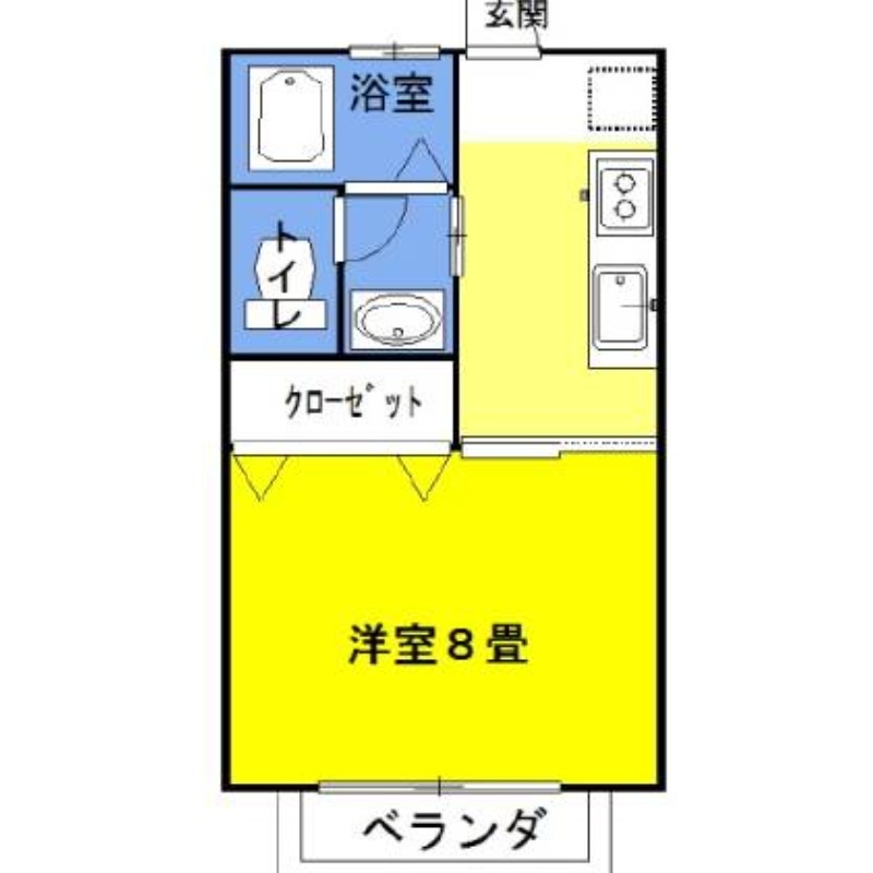ラフォンテ・モア 2階の物件の間取図