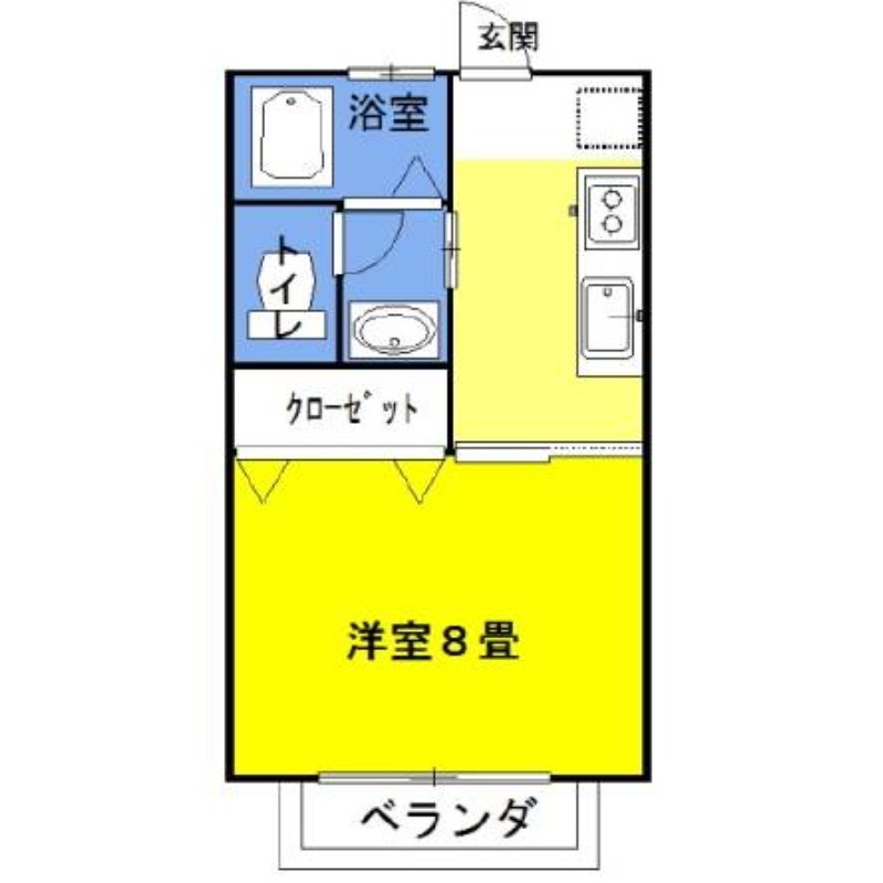 ラフォンテ・モア 2階の物件の間取図