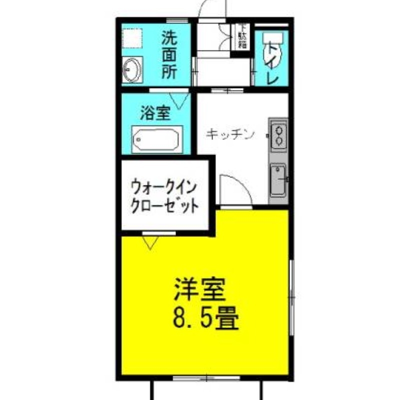 ラフォンテ・レパードⅡ 1階の物件の間取図
