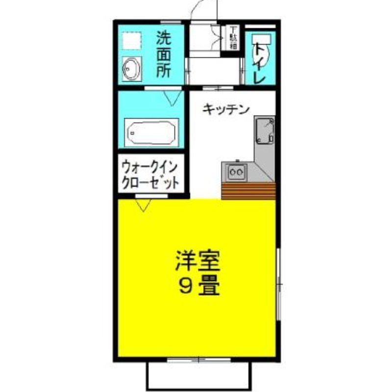 ラフォンテ・レパードⅢ 2階の物件の間取図